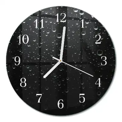 Relógio redondo Gotas