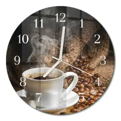 Relógio redondo Café