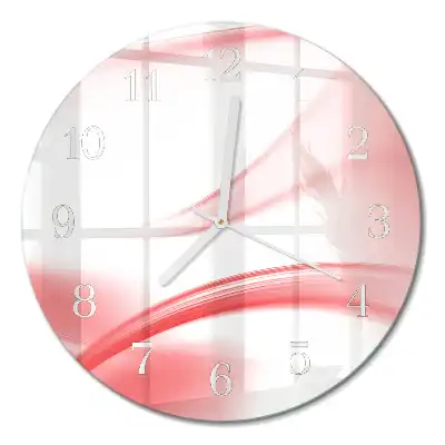 Relógio redondo Arte abstrata