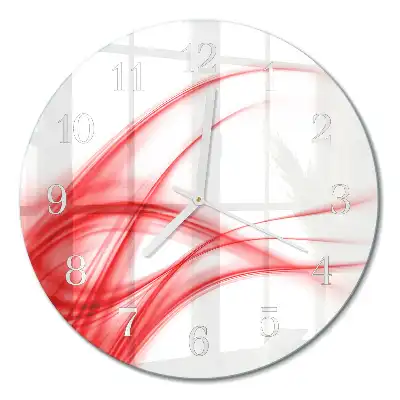 Relógio de parede redondo Arte abstrata