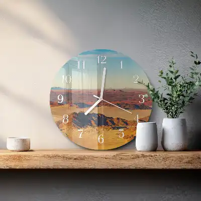 Relógio de decoração redondo Deserto
