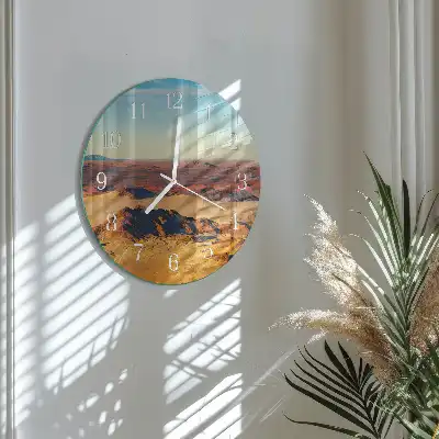 Relógio de decoração redondo Deserto