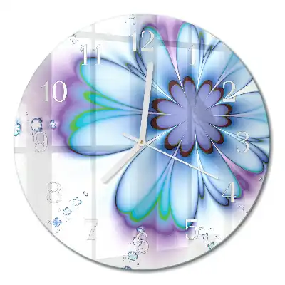 Relógio redondo Flor