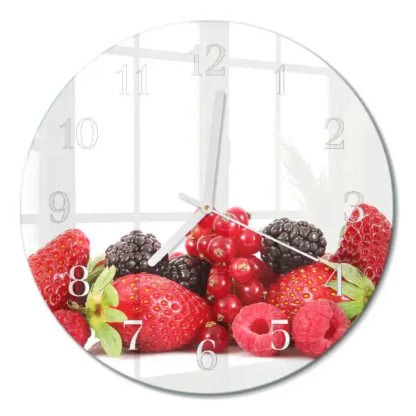 Relógio de parede redondo Fruta