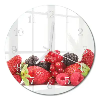 Relógio de parede redondo Fruta