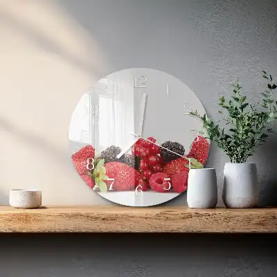 Relógio de parede redondo Fruta