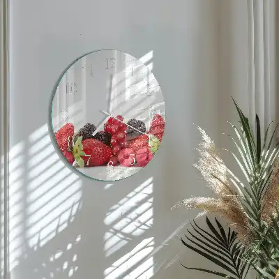 Relógio de parede redondo Fruta