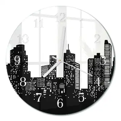 Relógio redondo Edifícios