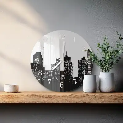 Relógio redondo Edifícios