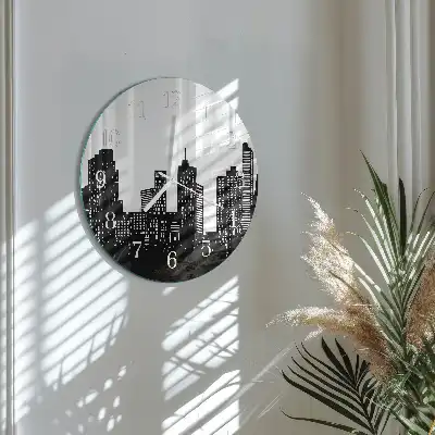 Relógio redondo Edifícios