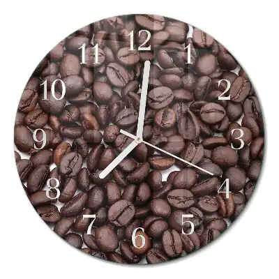 Relógio redondo Grãos de café