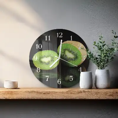 Relógio de decoração redondo Kiwi