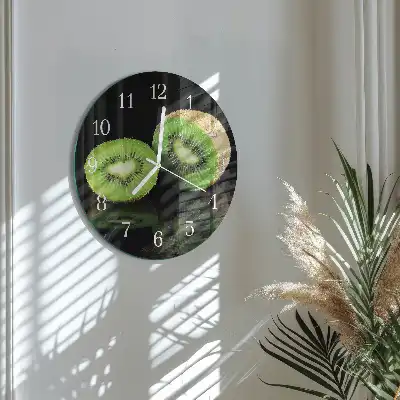 Relógio de decoração redondo Kiwi