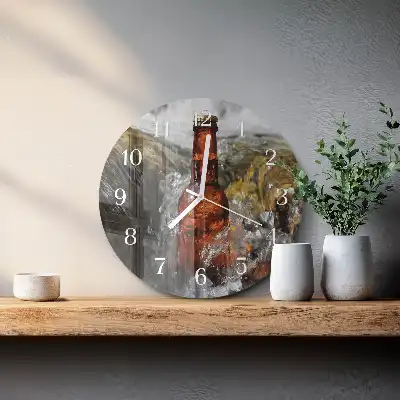 Relógio redondo Cerveja