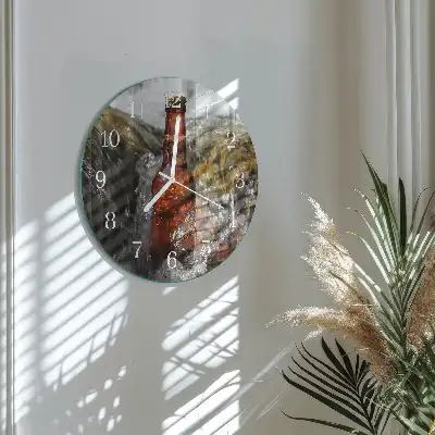 Relógio redondo Cerveja