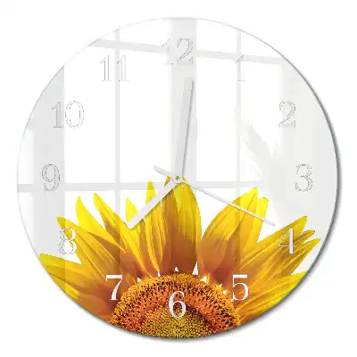 Relógio de parede redondo Flor