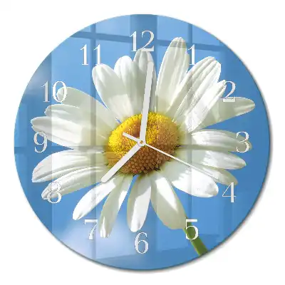 Relógio de decoração redondo Flor