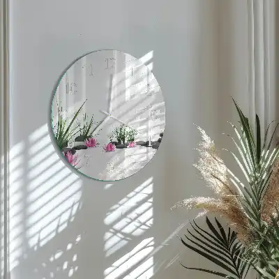 Relógio redondo Flor de lótus