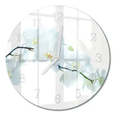Relógio redondo Orquídea