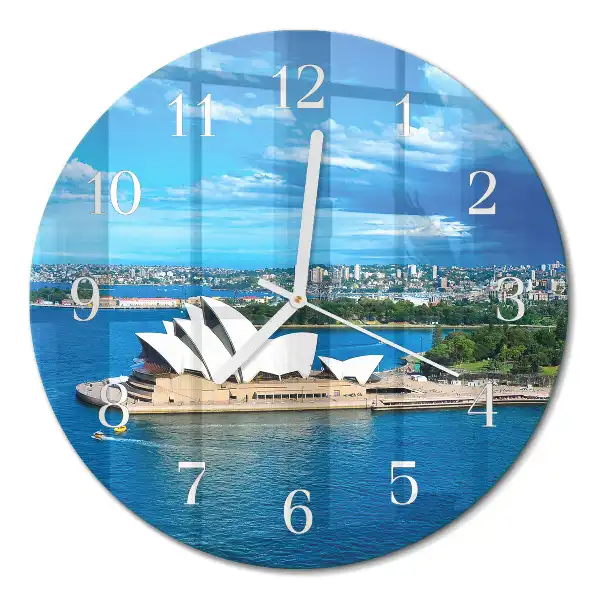 Relógio de decoração redondo Ópera de Sydney