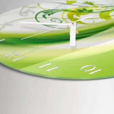 Relógio redondo Planta modelo