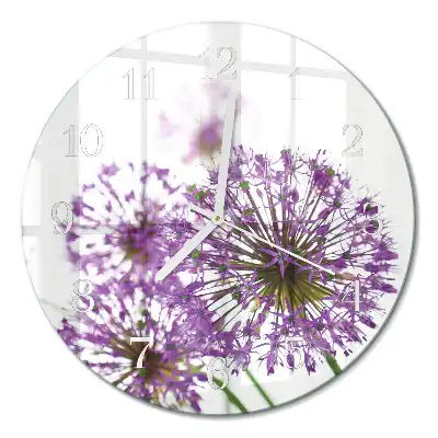 Relógio de decoração redondo Flor