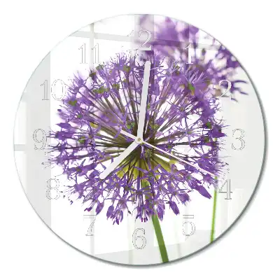 Relógio de decoração redondo Flor