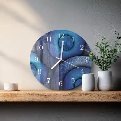 Relógio de decoração redondo A Arte das Rodas