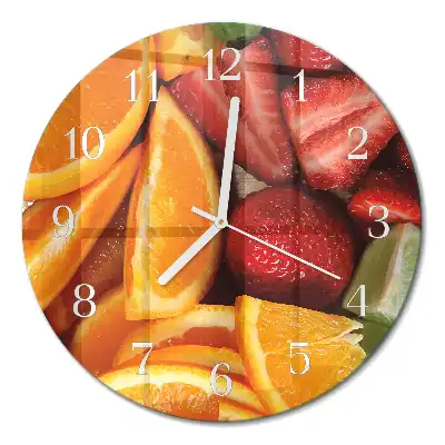 Relógio redondo Fruta