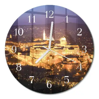 Relógio de decoração redondo Budapeste