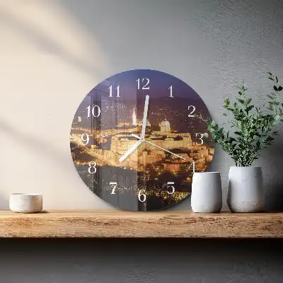 Relógio de decoração redondo Budapeste