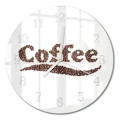 Relógio redondo Café 
