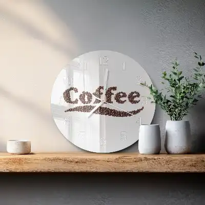 Relógio redondo Café 