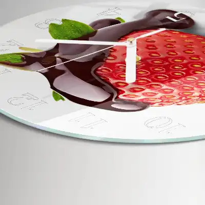 Relógio redondo Chocolate com morango