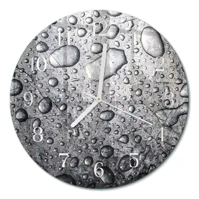 Relógio redondo Gotas