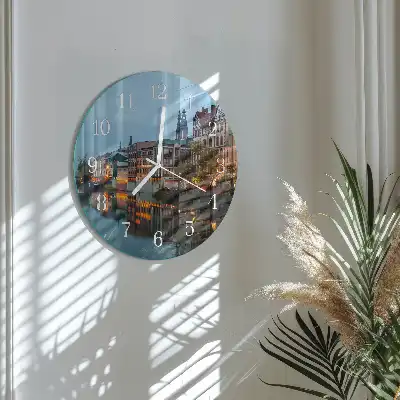 Relógio de decoração redondo Cidade Velha