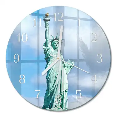 Relógio redondo Estátua da Liberdade