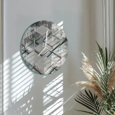 Relógio de decoração redondo Dados