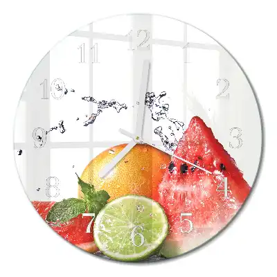 Relógio redondo Fruta
