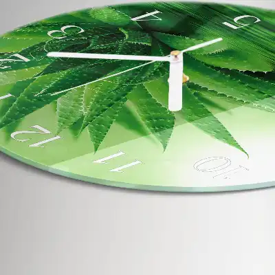 Relógio redondo Aloe