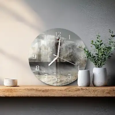 Relógio de decoração redondo Tempestade