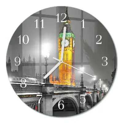 Relógio de decoração redondo Big Ben