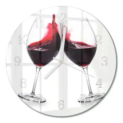 Relógio redondo Vinho