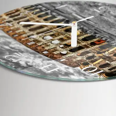 Relógio de parede redondo Coliseu
