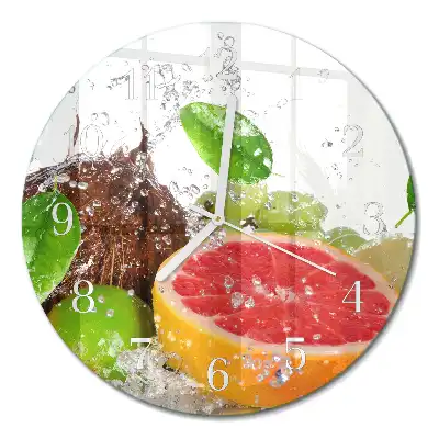 Relógio redondo Fruta