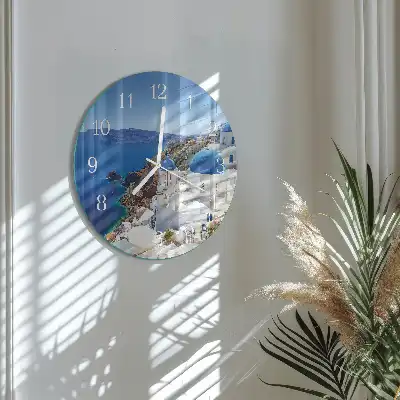 Relógio redondo Santorini