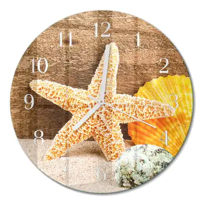 Relógio redondo Estrela-do-mar