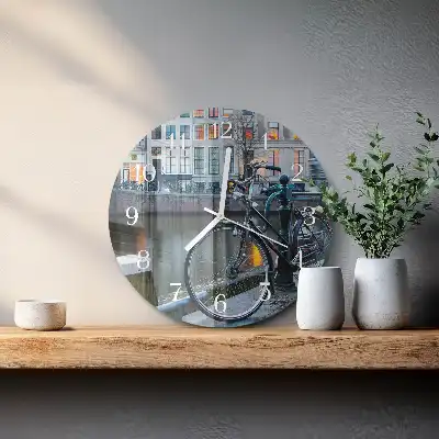 Relógio redondo Bicicleta