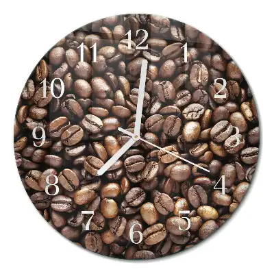 Relógio redondo Grãos de café