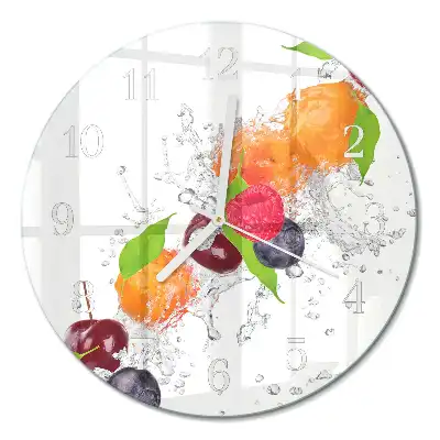 Relógio redondo Fruta